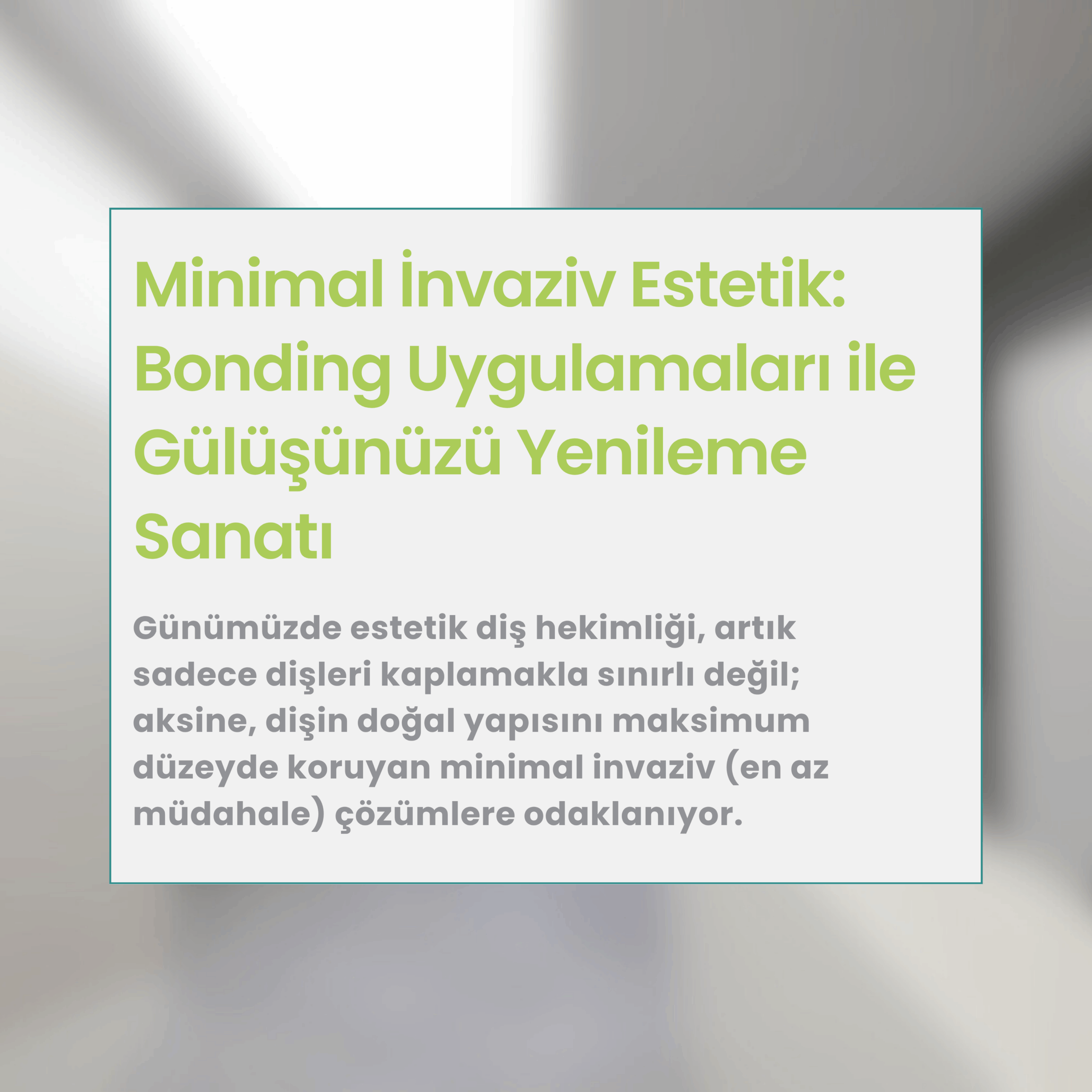 estetik diş hekimliği,